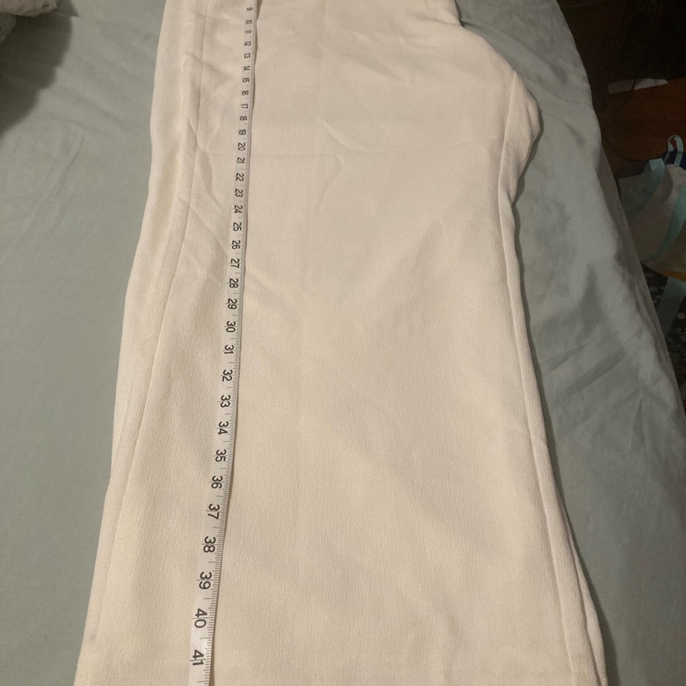 Beautiful cream white pants with lining.